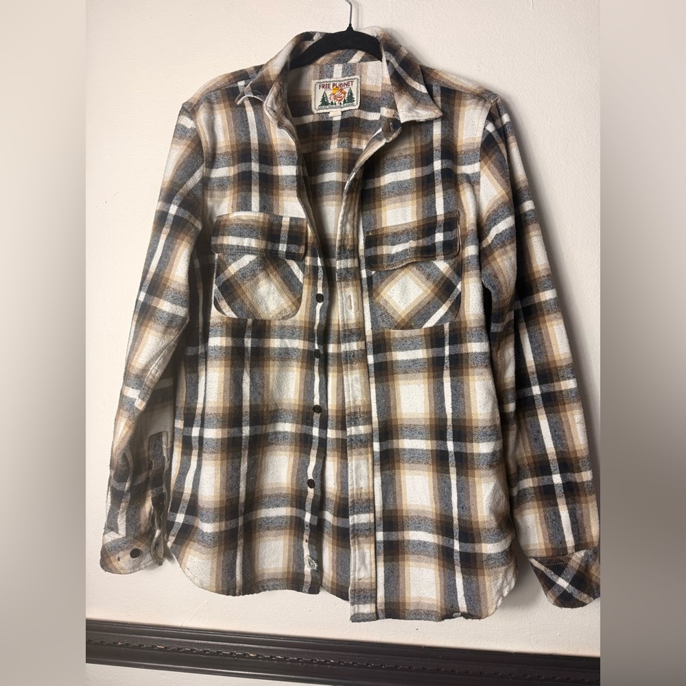 Free Planet Eco-Friendly Plaid Shirt